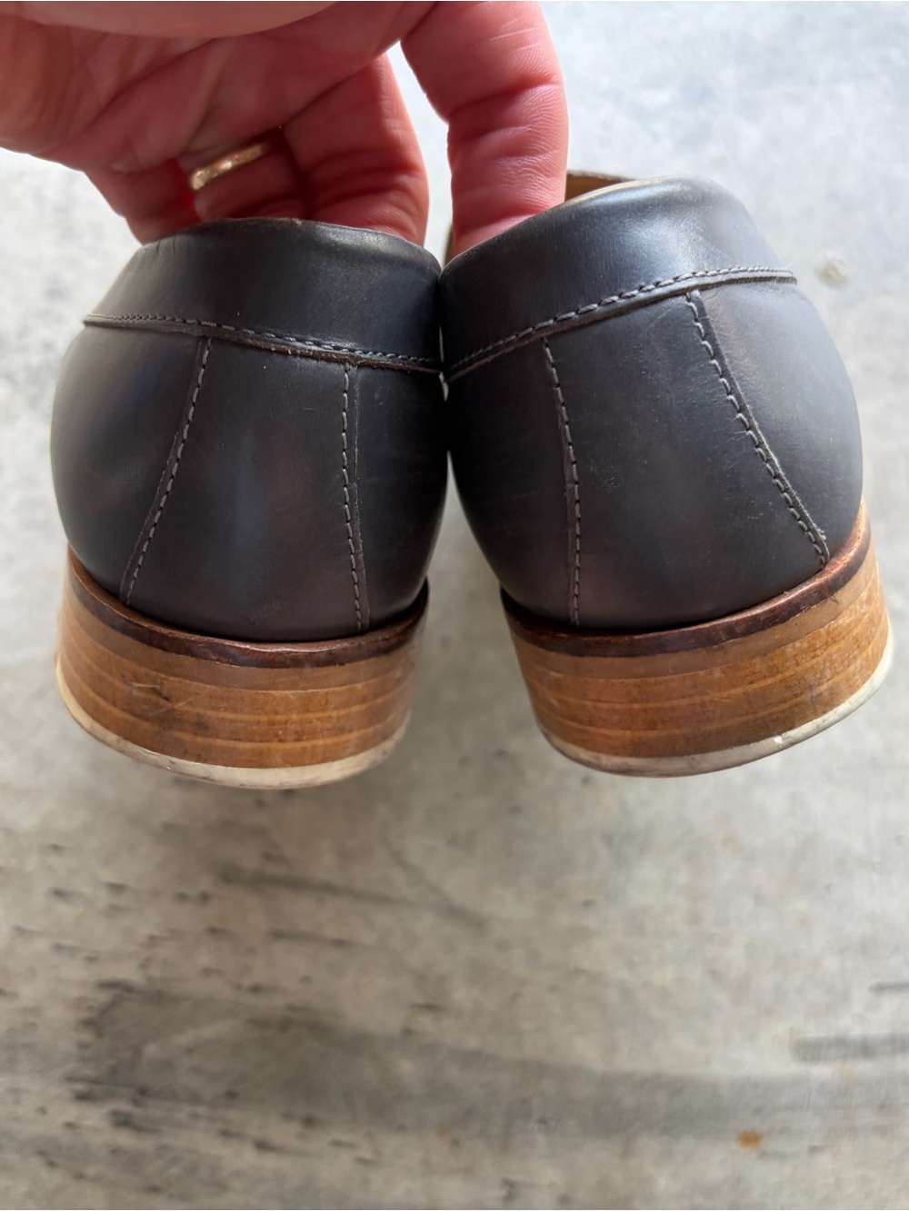 Everlane Women's Grey The Modern Loafer Italian Leather - Picture 7 of 7